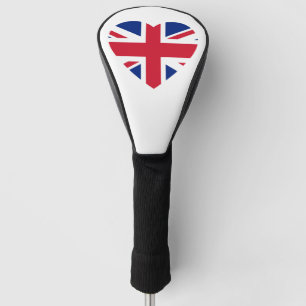 Union Jack Heartflag dccn Golf Head Cover