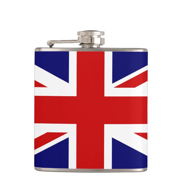 Union Jack Hip Flask (Front)
