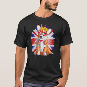 Union Jack Idea For Kids With Jubilee Corgi T-Shirt