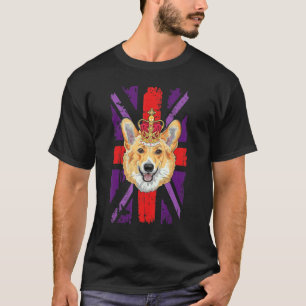 Union Jack Idea Kids & Corgi For Platinum Jubilee T-Shirt