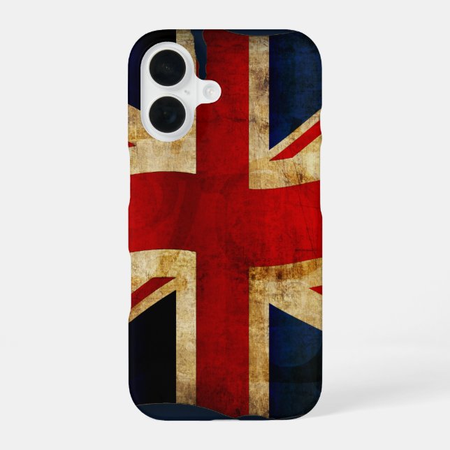 Union Jack iPhone 16 Case (Back)