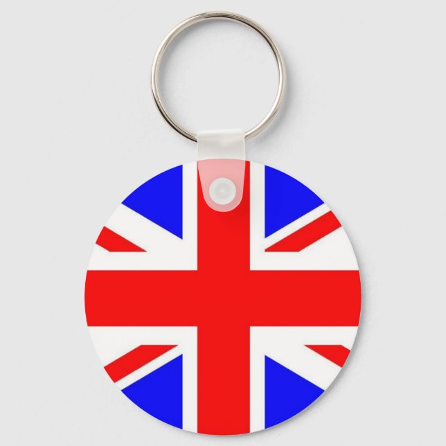 UNION JACK KEYRING/FOB KEY RING (Front)