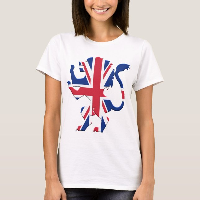 Union Jack Lion Rampant T-Shirt (Front)