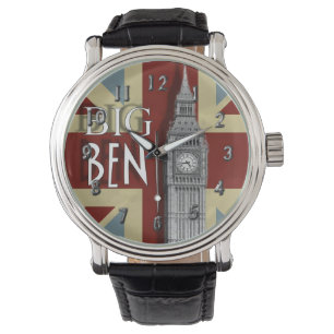 Union Jack London Big Ben Watch