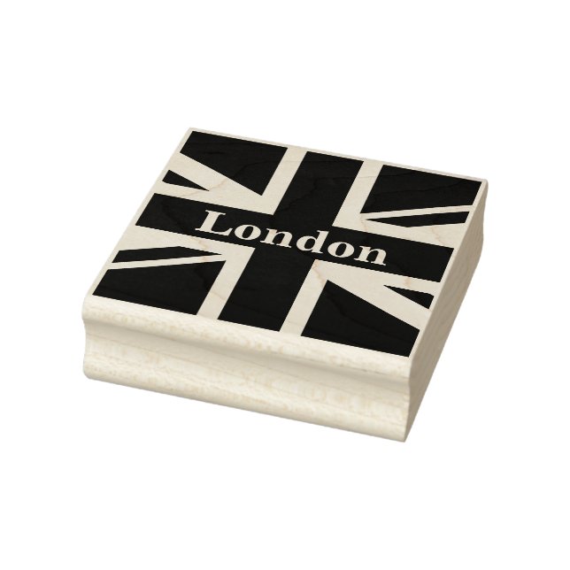 Union Jack London ~ British Flag Rubber Stamp (Stamp)