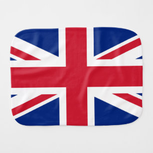 Union Jack National Flag of United Kingdom England Burp Cloth