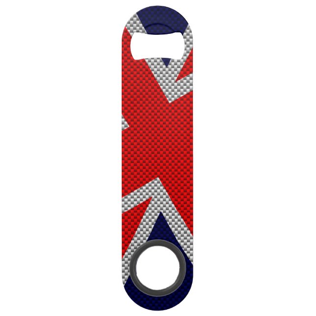 Union Jack on Carbon Fibre Style Colours (Front)