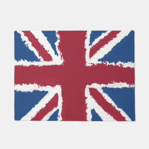 Union Jack Painted Artwork by Heva Weva  Doormat