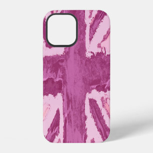 Union Jack Painted UK Art Plum iPhone 12 Case
