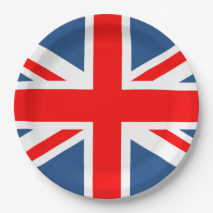 Union Jack Paper Plate