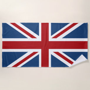 Union Jack Patriotic UK Flag Beach Towel