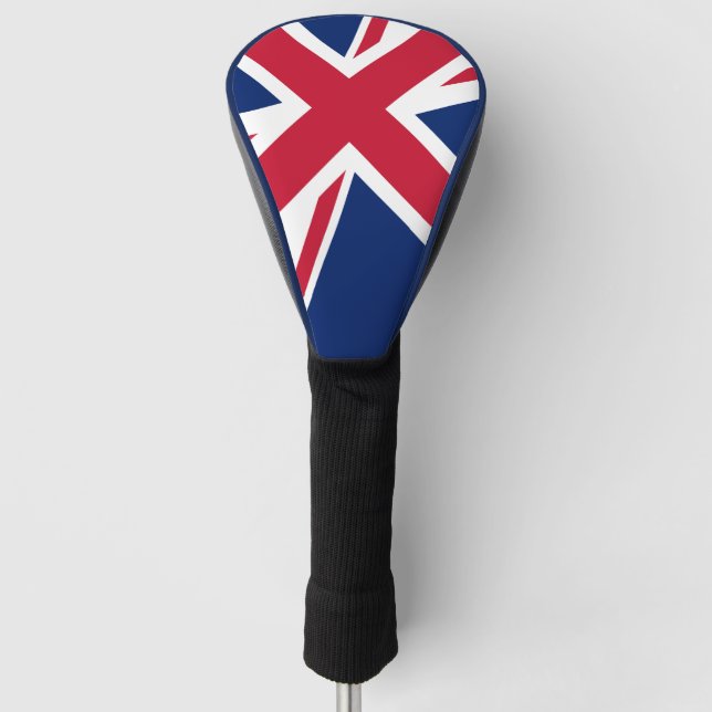 Union Jack pattern Golf Head Cover (Front)