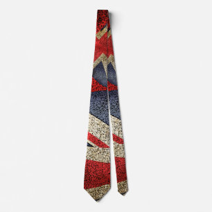 Union Jack pattern Tie
