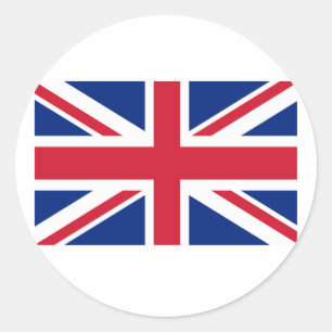 Union Jack Products and T shirts Classic Round Sticker