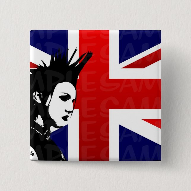Union Jack Punk Button (Front)