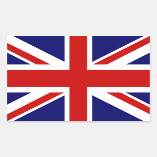 Union Jack Rectangular Sticker