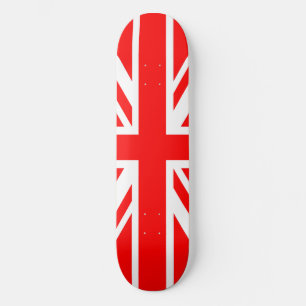 Union Jack Red Skateboard