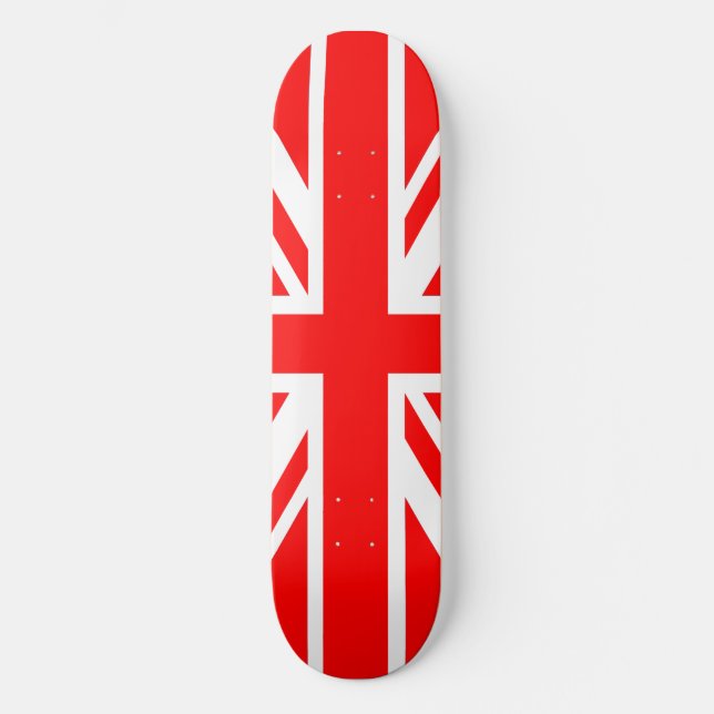 Union Jack Red Skateboard (Front)