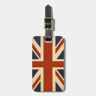 Union Jack Retro Luggage Tag