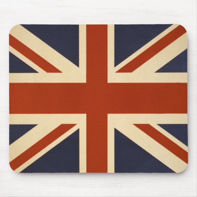 Union Jack Retro Mouse Mat (Front)
