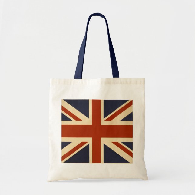 Union Jack Retro Tote Bag (Front)