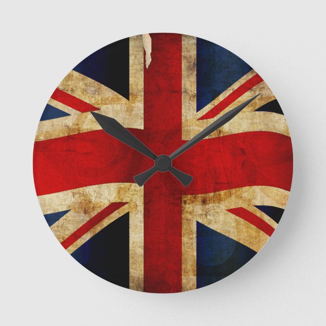 Union Jack Round Clock (Front)