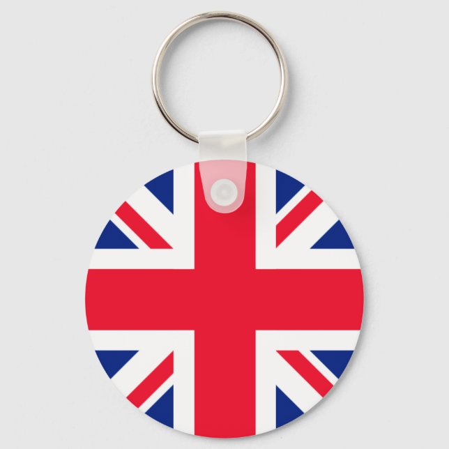Union Jack Roundel Key Ring (Front)