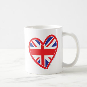 Union Jack Royal Heart Coffee Mug