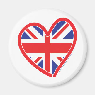 Union Jack Royal Heart Magnet