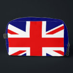 UNION JACK - THE BRITISH FLAG       DOPP KIT<br><div class="desc">UNION JACK - THE BRITISH FLAG
The Union Jack,  or Union Flag,  is the de facto national flag of the United Kingdom.</div>