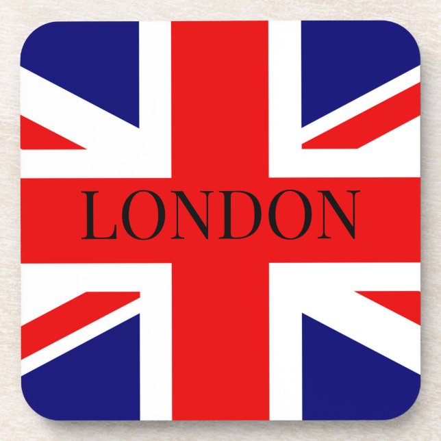 Union Jack the British Flag London   Coaster (Front)