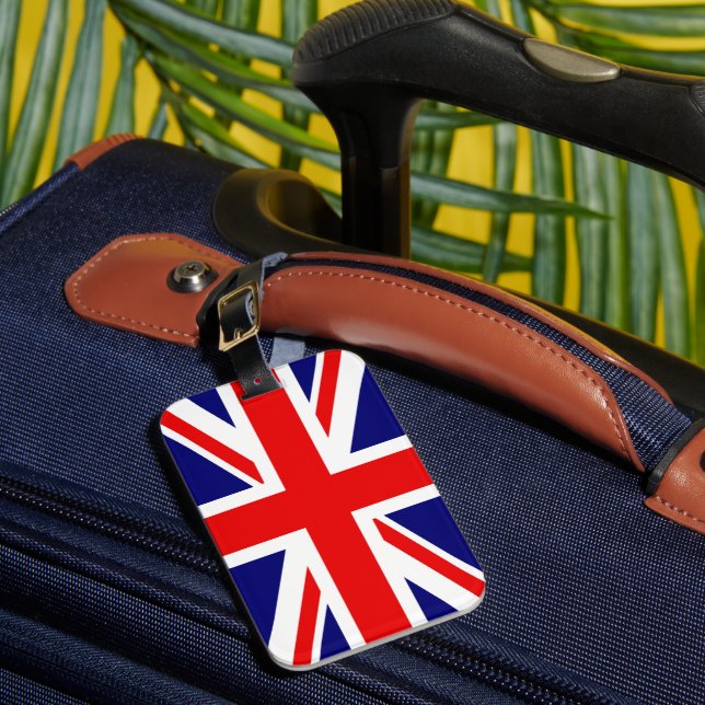 UNION JACK - THE BRITISH FLAG  London     Luggage Tag (Front Insitu 1)