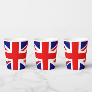 UNION JACK - THE BRITISH FLAG      PAPER CUPS