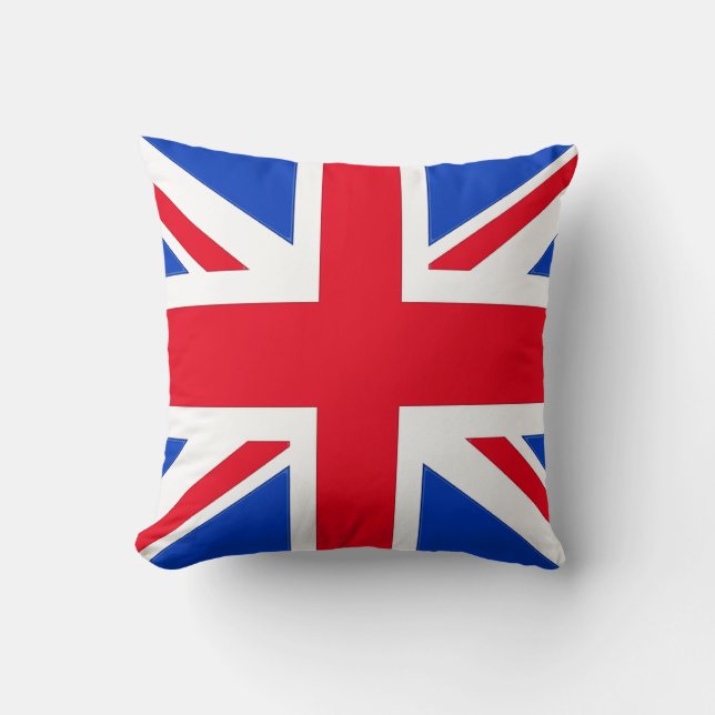 Union Jack Throw Pillow (Front)