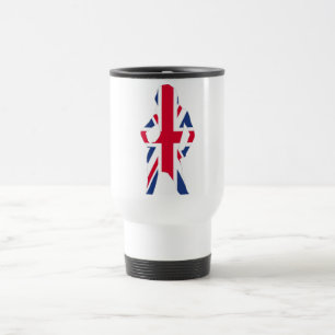 Union jack travel mug