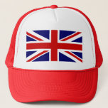 Union Jack Trucker Hat<br><div class="desc">Simple and clean British Flag Union Jack.</div>
