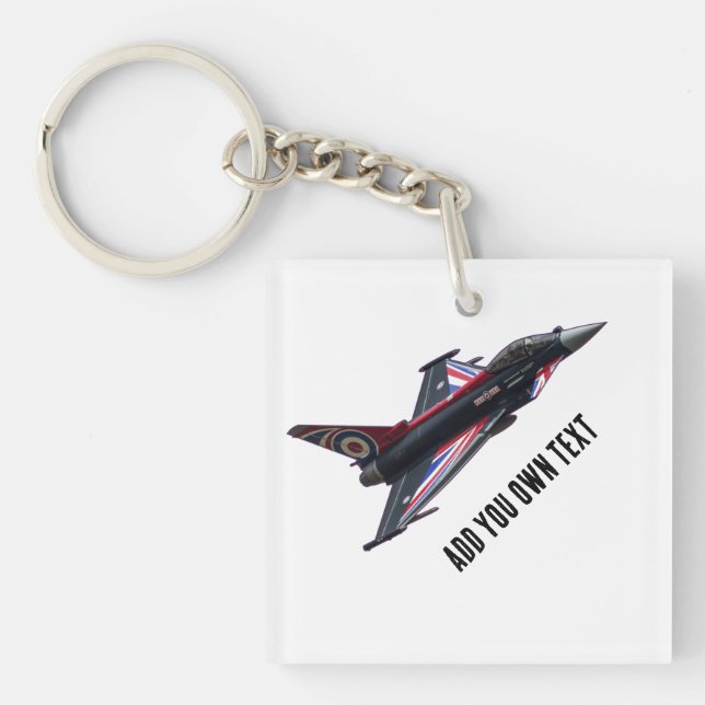 Union Jack Typhoon Key Ring (Front)