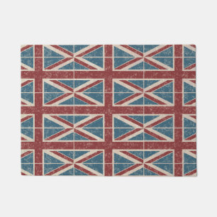 Union Jack UK England Red Blue Doormat