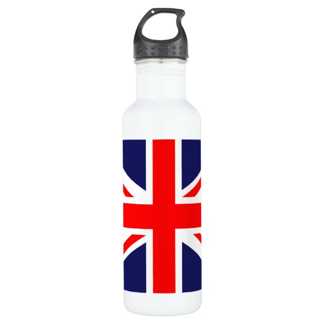 Union Jack - UK Flag 710 Ml Water Bottle (Front)
