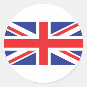 Union Jack UK Flag Classic Round Sticker