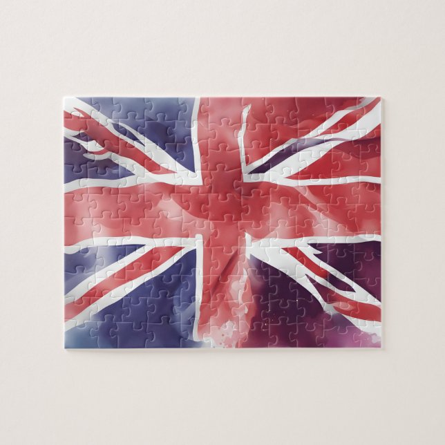 Union Jack UK Flag Jigsaw Puzzle (Horizontal)