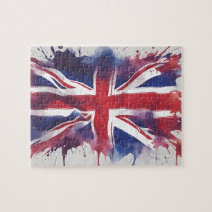 Union Jack UK Flag Jigsaw Puzzle