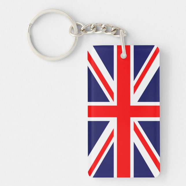 Union Jack - UK Flag Key Ring (Front)