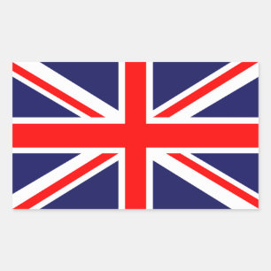 Union Jack - UK Flag Rectangular Sticker
