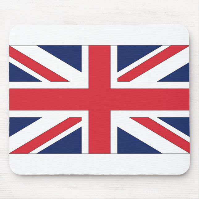 Union Jack/ Union Flag of United Kingdom Mouse Mat (Front)