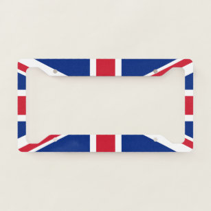 Union Jack United Kingdom UK Flag Licence Plate Frame