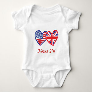 Union Jack/USA Baby Bodysuit