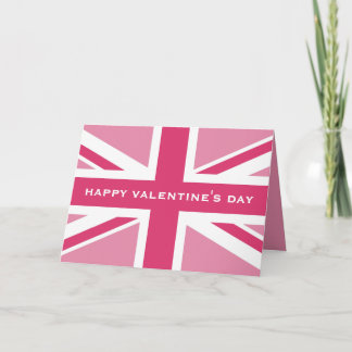 Union Jack Valentine Holiday Card