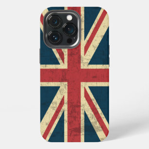 Union Jack Vintage Distressed iPhone 13 Pro Case