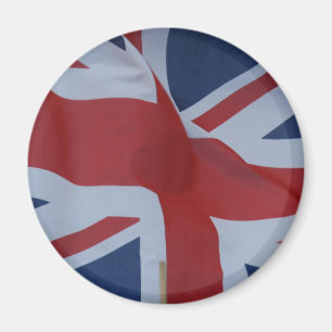 union jack waves magnet